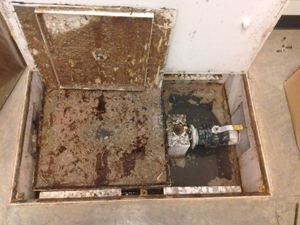 Another poorly maintained greasetrap